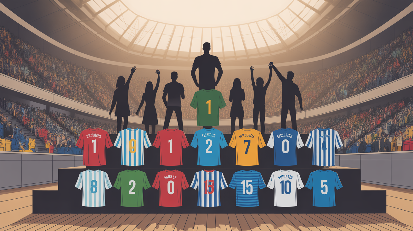 plus beaux maillots de foot 2024 podium