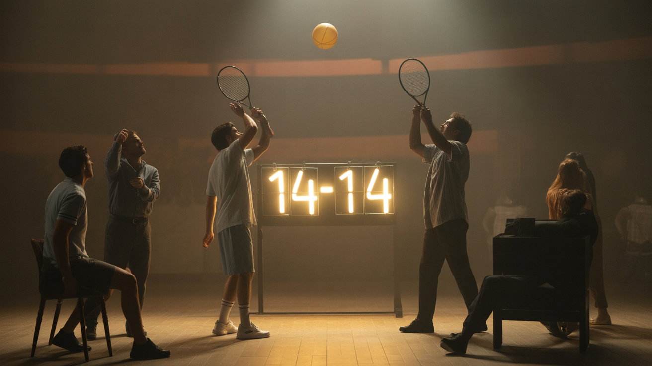 Tie break intense duree d un match de volley