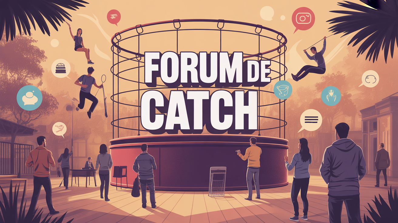 illustration forum de catch communauté dynamique