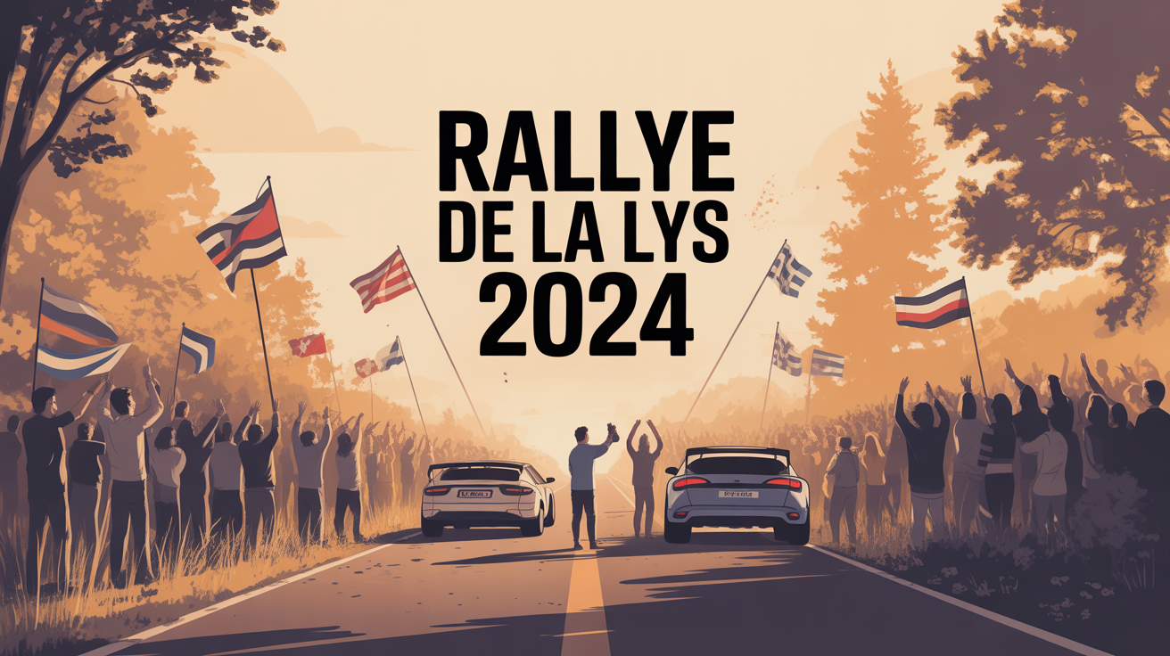 Rallye de la Lys 2024 foule supporters et pilotes route campagne