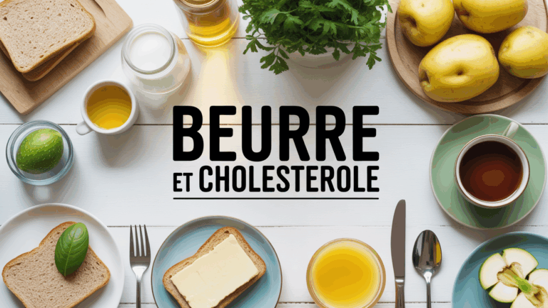 Petit dejeuner sain beurre cholesterol alternatives