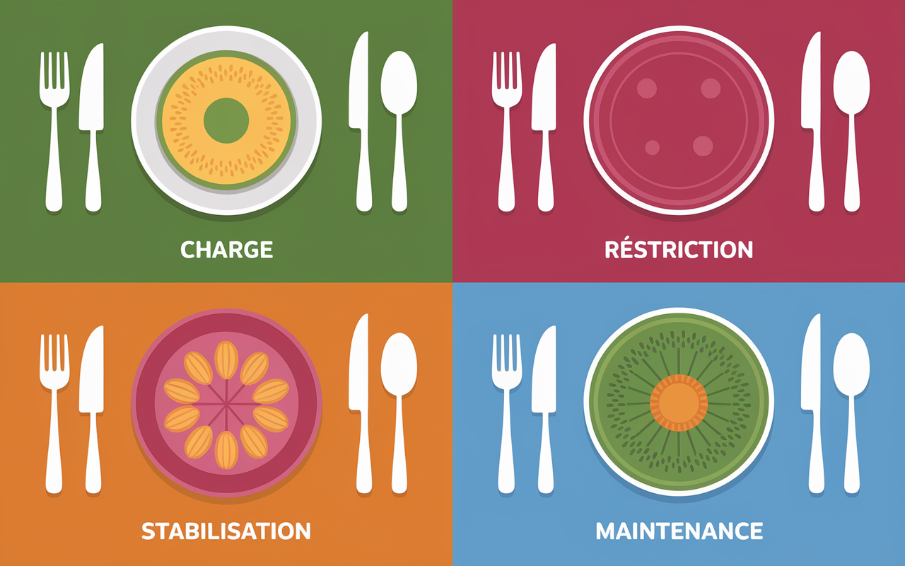 menu regime metabolique 21 jours quatre phases repas