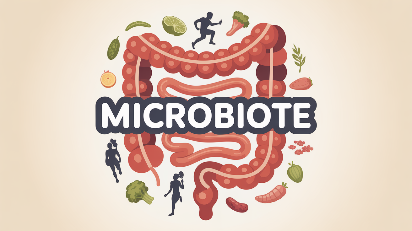 Spirale microbiote sportif aliments santé