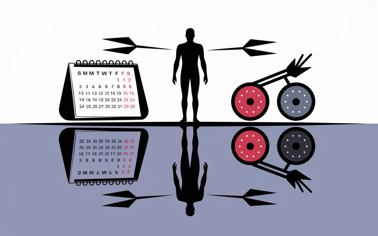 Calendrier 15 jours perdre 10 kg balance regime thonon
