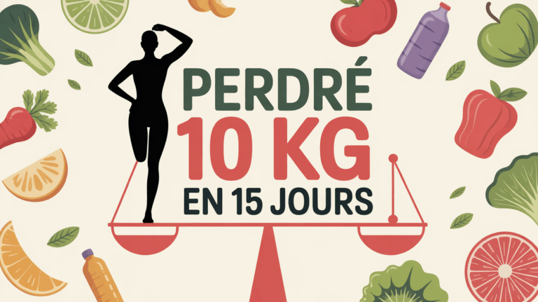 Perdre 10 kg en 15 jours regime thonon silhouette sur balance