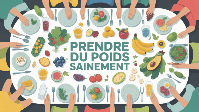 Table aliments énergétiques prise de poids sainement