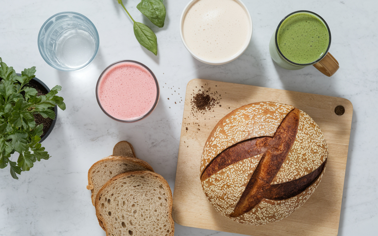 Idées recettes psyllium eau yaourt smoothie pain