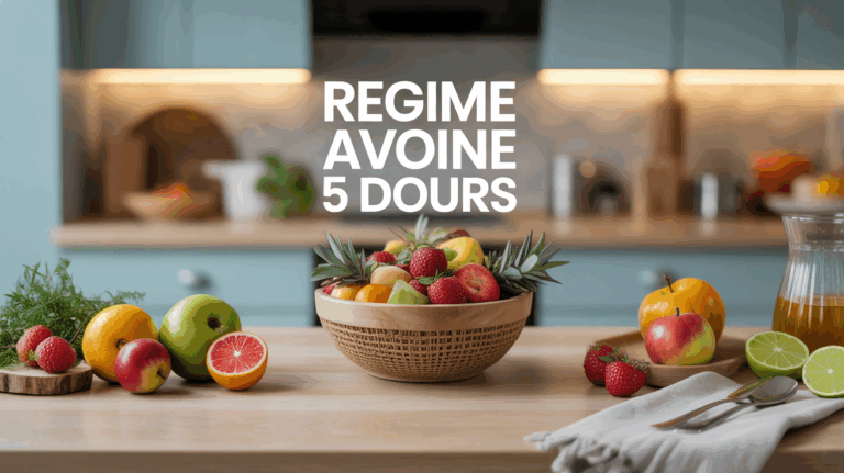 bol d avoine fruits frais regime avoine 5 jours