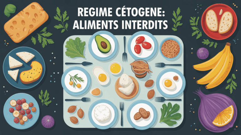Table keto aliments autorises interdits illustration