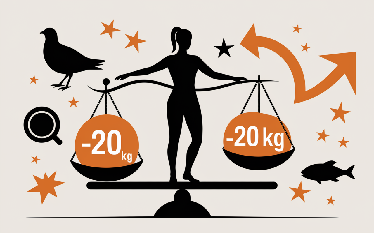 Regime hyperproteine perte 20 kilos balance