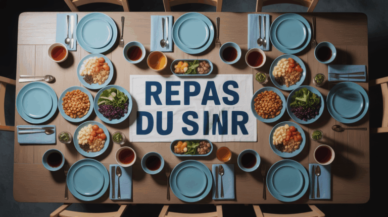 repas du soir équilibré en famille, table chaleureuse