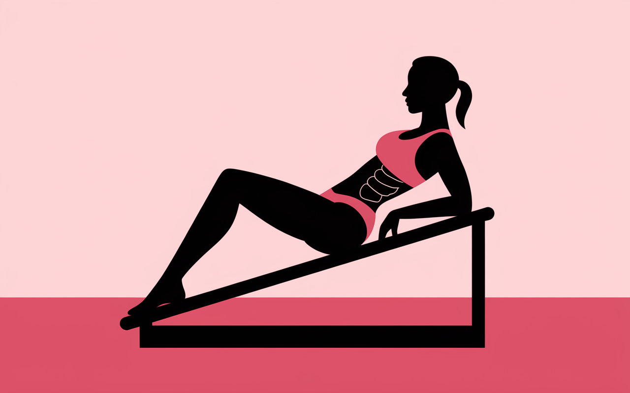 banc abdominaux incliné soulagement dos