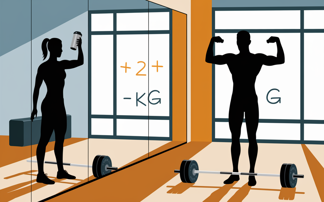 balance, creatine, shaker, haltères