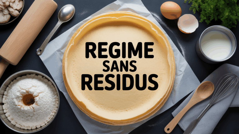 crepe nature farine blanche regime sans residus