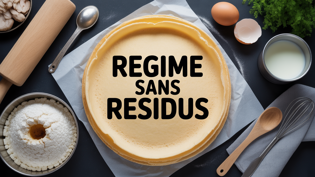 crepe nature farine blanche regime sans residus