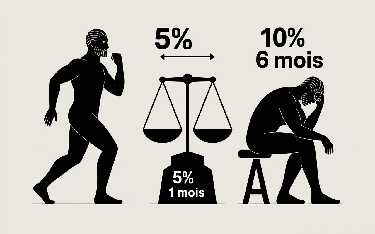 Silhouette agees energie fatigue balance muscles pertes poids