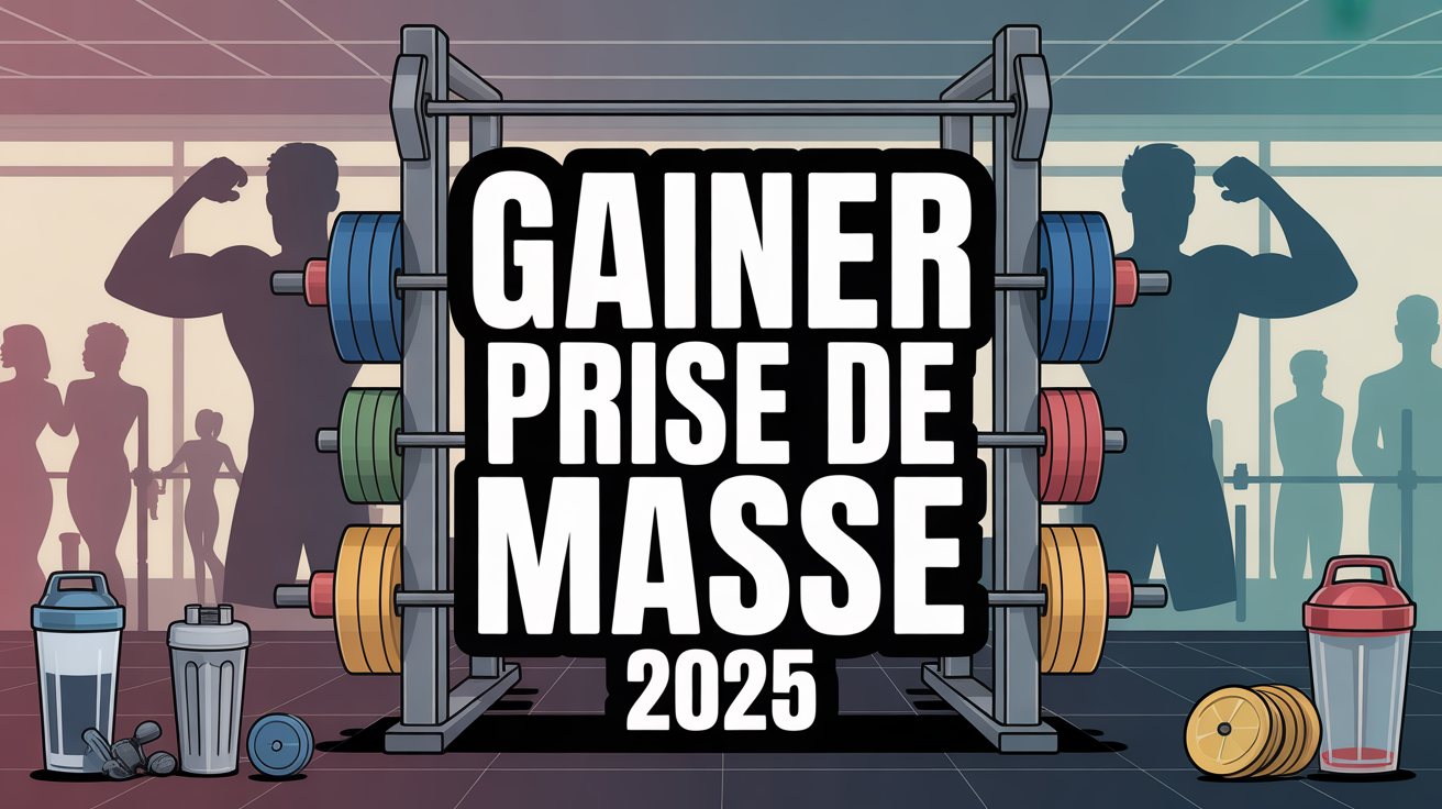 illustration gainer prise de masse 2025 musculation