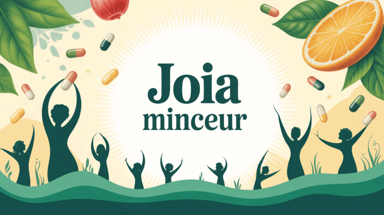 Gélules Joia Minceur avec éléments naturels et silhouettes minceur