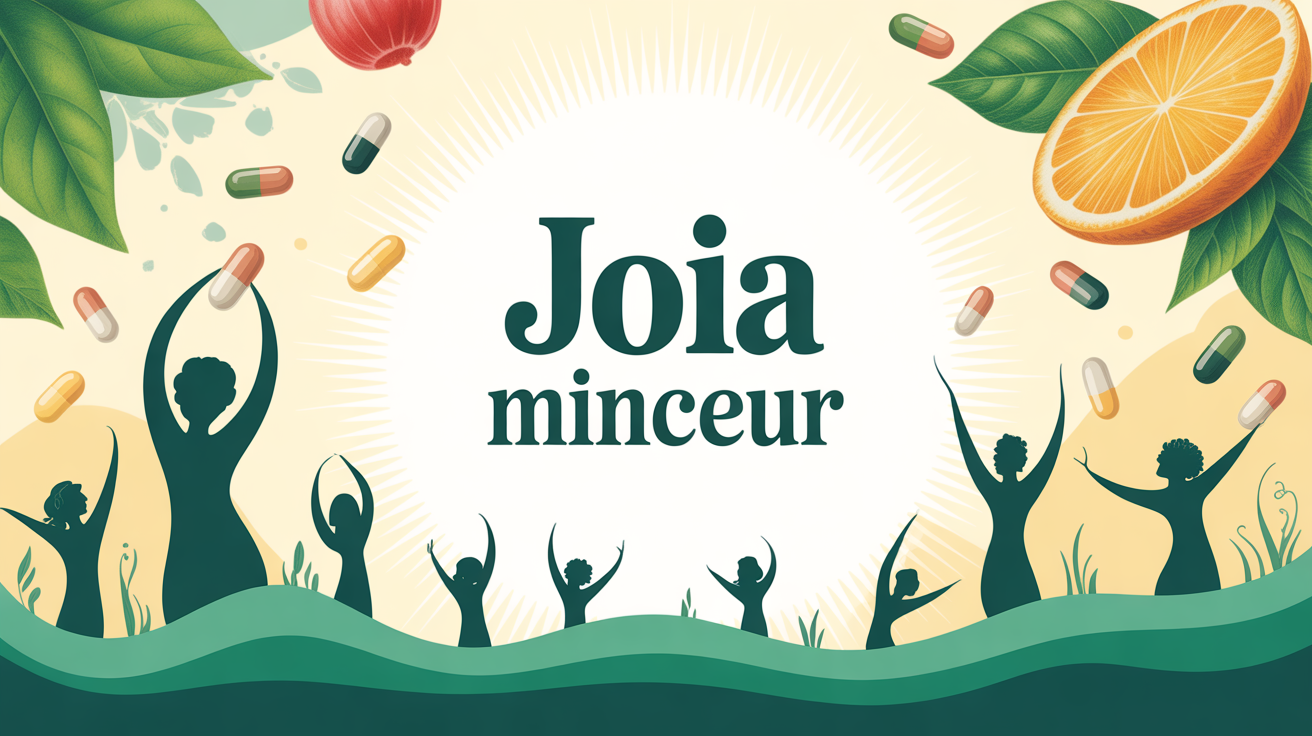 Gélules Joia Minceur avec éléments naturels et silhouettes minceur