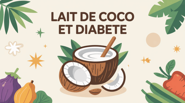 lait de coco et diabete bol noix de coco legumes