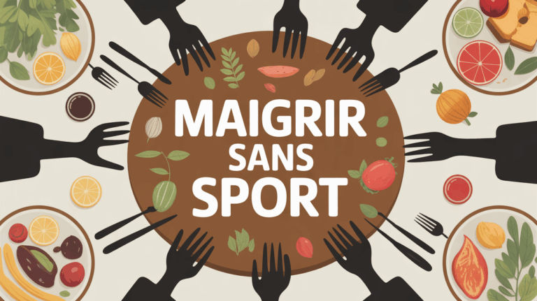 assiette equilibree perte de poids sans sport