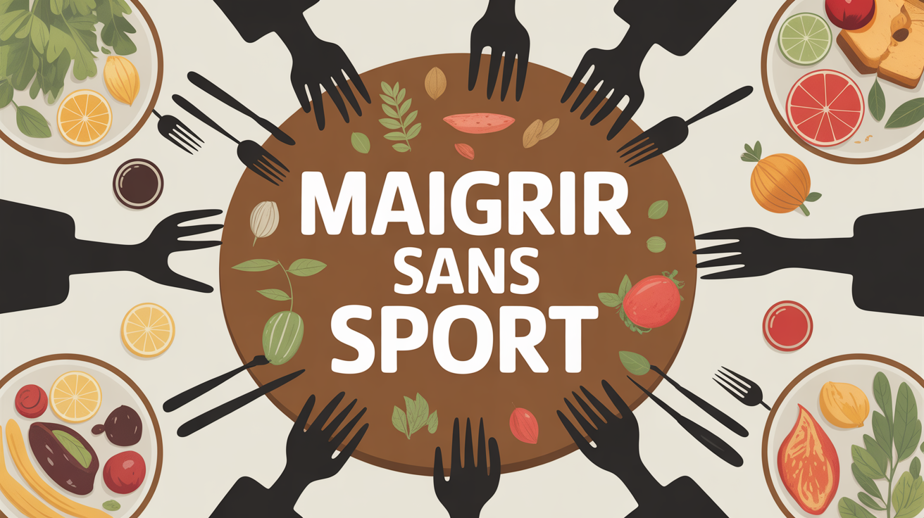 assiette equilibree perte de poids sans sport