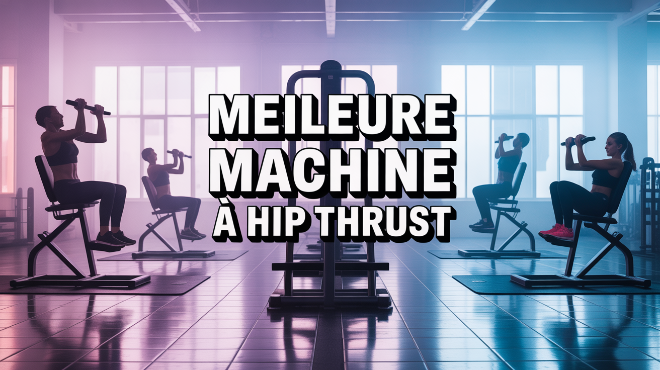 Comparatif machines hip thrust moderne en salle ou HomeGym