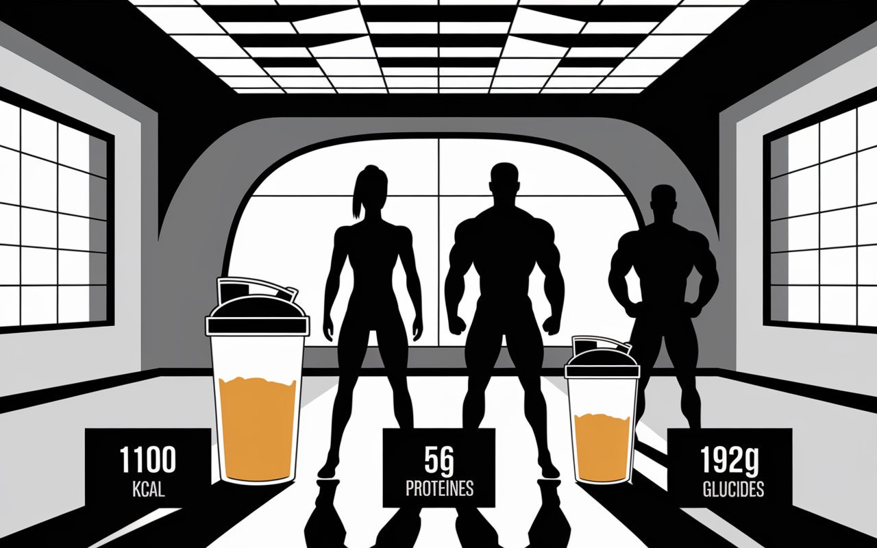 mutant mass gainer composition top calories et proteines