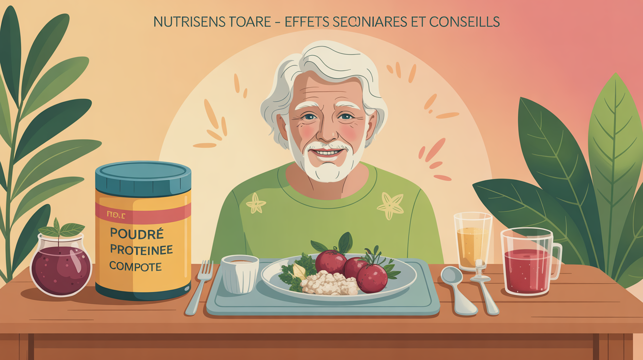 Plateau repas Nutrisens Forteocare senior, boite poudre, compote