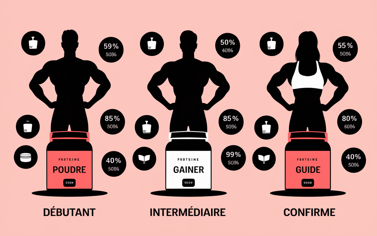 Comparatif pack prise de masse debutant intermédiaire confirmé