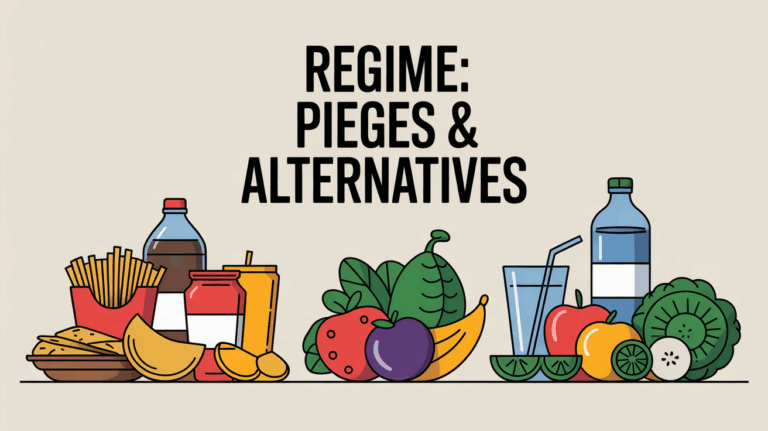 balance entre aliments ultra-transformés et alternatives saine pour régime