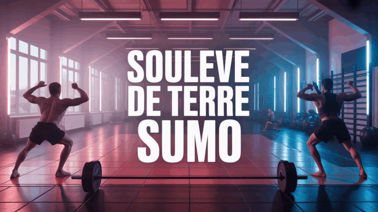 souleve de terre sumo en salle silhouettes barre