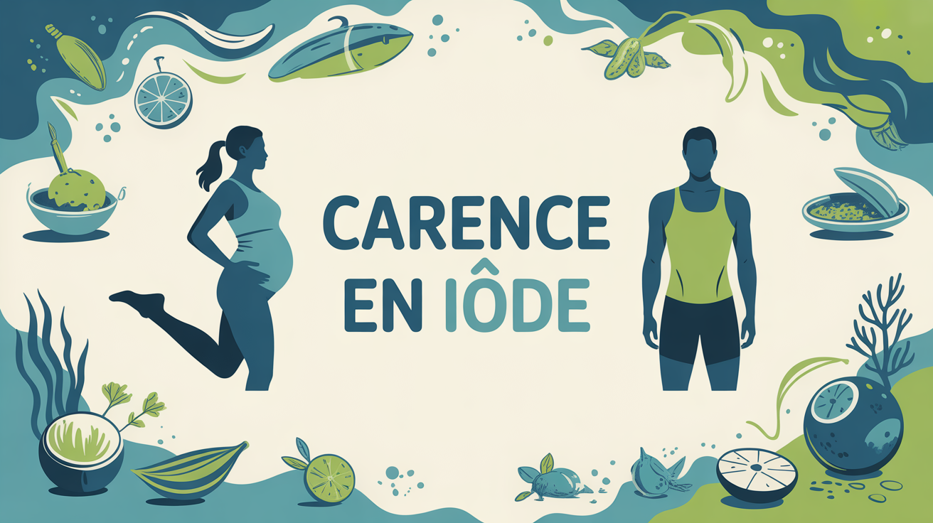 illustration carence en iode sportifs vegan grossesse