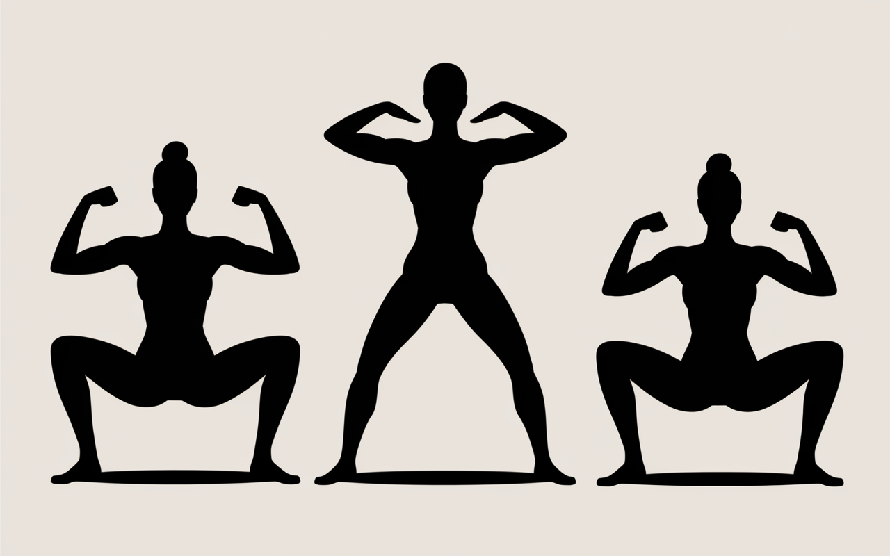 squat fente gainage femme musculation