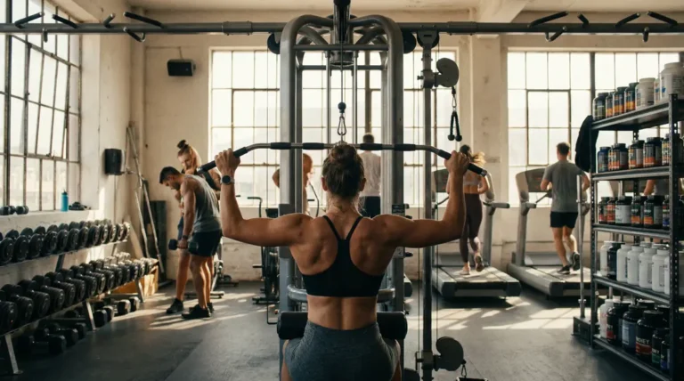 Sportive dos gym compléments brûleur de graisse motivation
