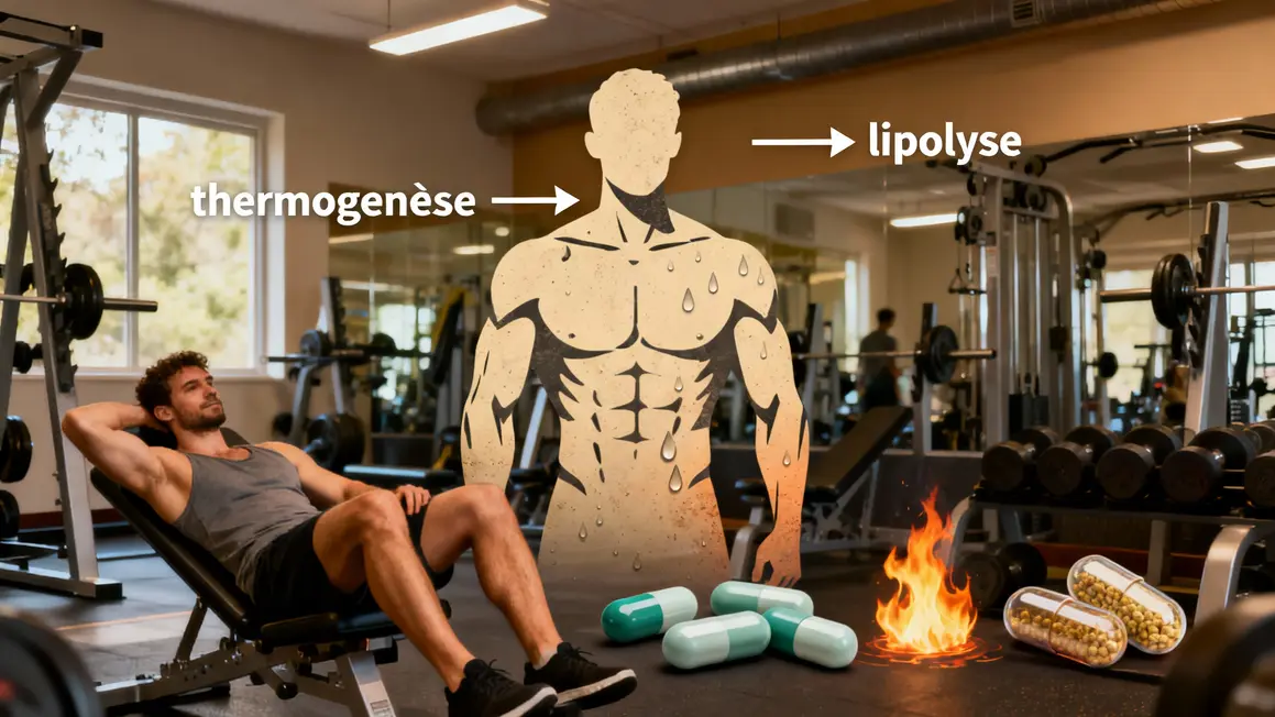 Schéma thermogenèse lipolyse brûleurs de graisse
