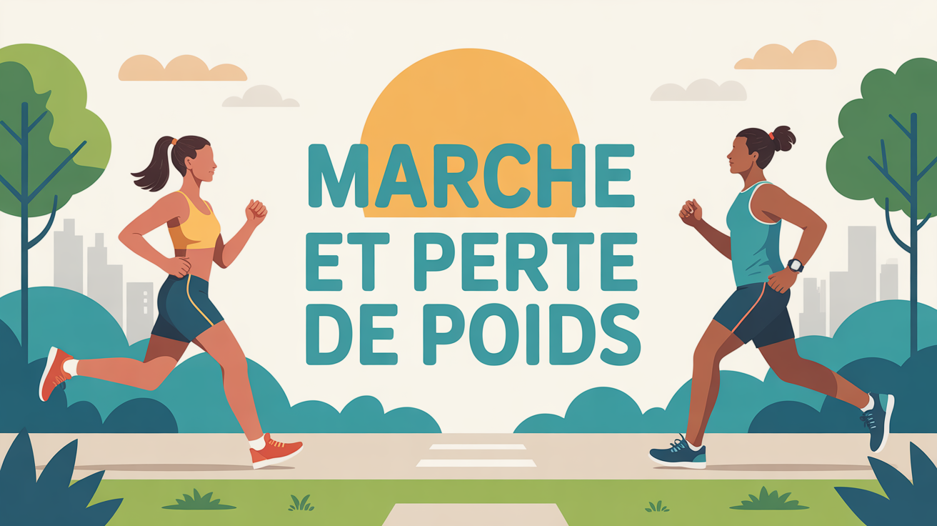 image marche perte poids sentier urbain motivation