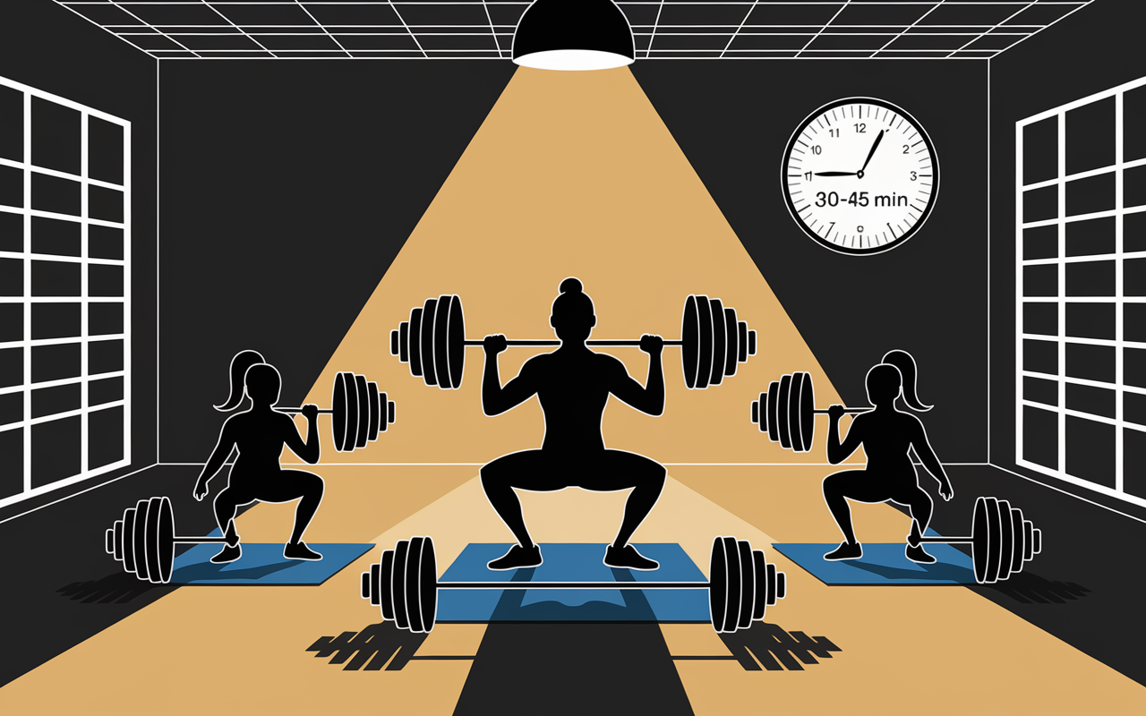 image épurée musculation pour trail séance rapide efficace