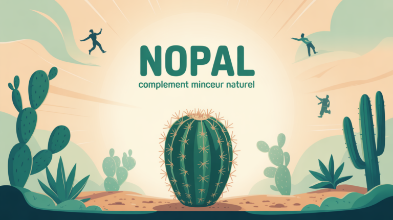 vue stylisee cactus nopal vert complement minceur naturel