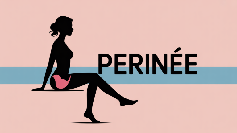 illustration perinee femme zone bassin