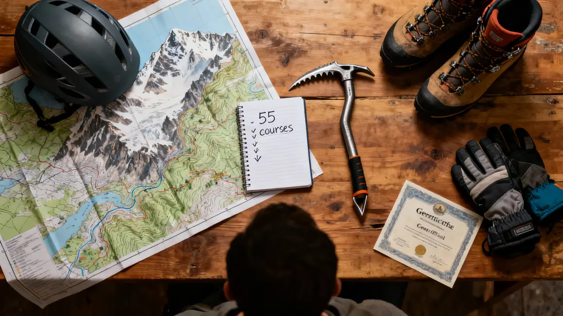 matériel alpinisme guide haute montagne 55 courses