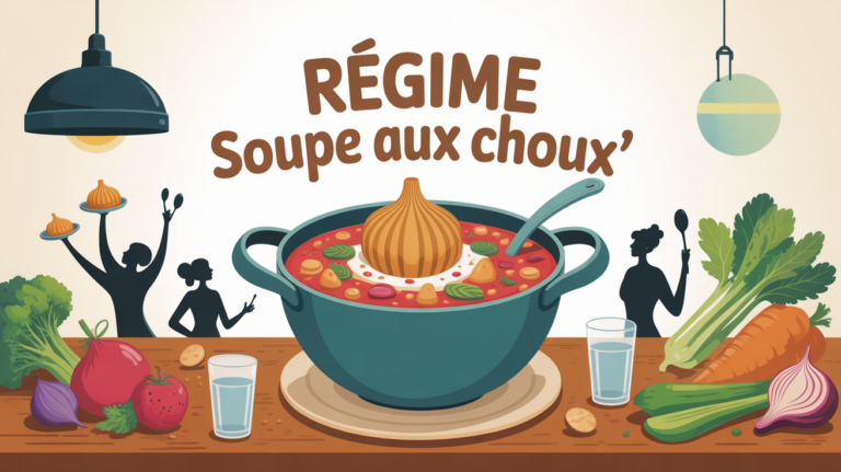 Grande marmite soupe aux choux ambiance saine