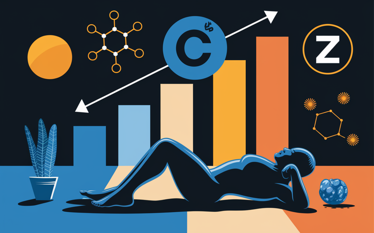Sommeil profond récupération vitamine C le soir