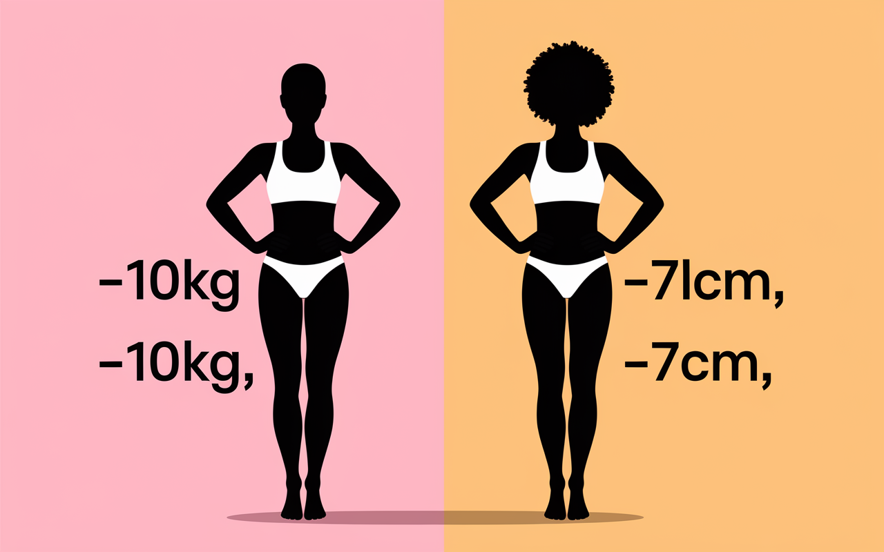 Silhouettes avant apres 3 mois de sport chiffres