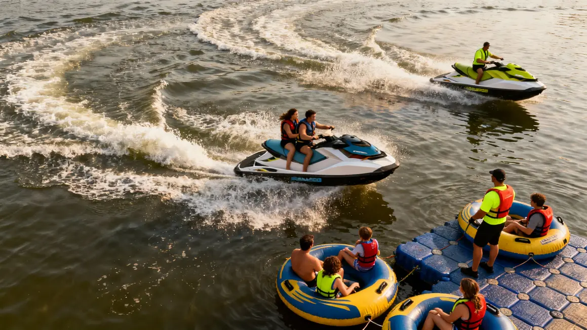 jet ski bouee tractee port camargue