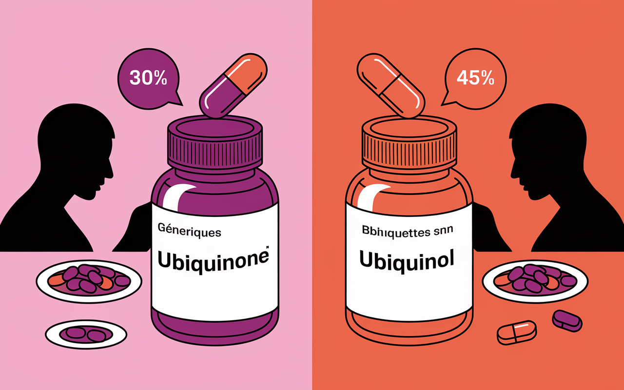 bienfaits du coenzyme q10 posologie infographie