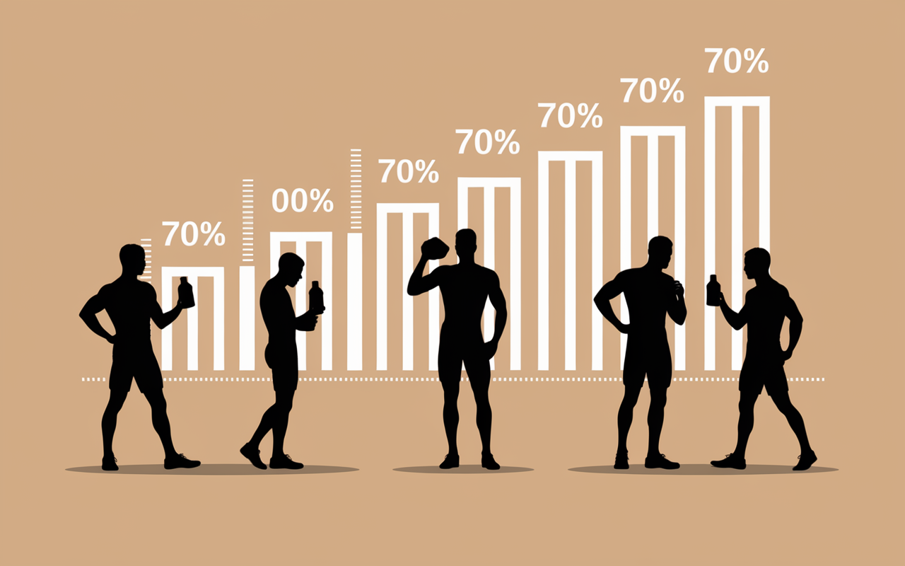 Sportifs et flacons sport et complement alimentaire