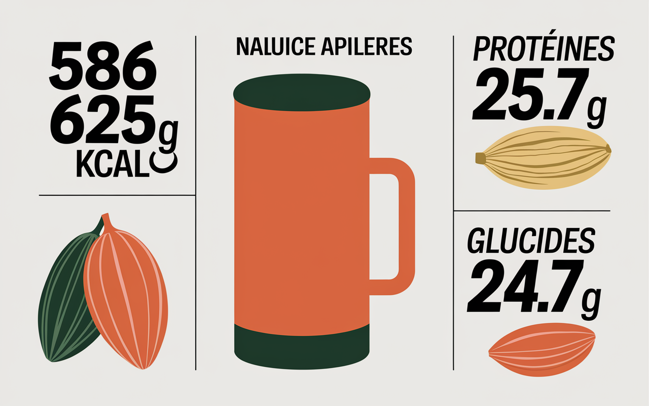 tableau calorie beurre de cacahuete chiffres