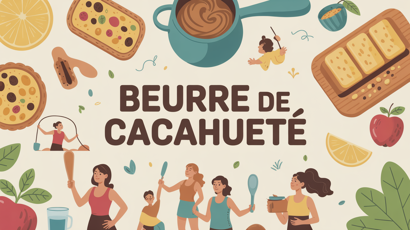 table beurre de cacahuete calorie sport famille