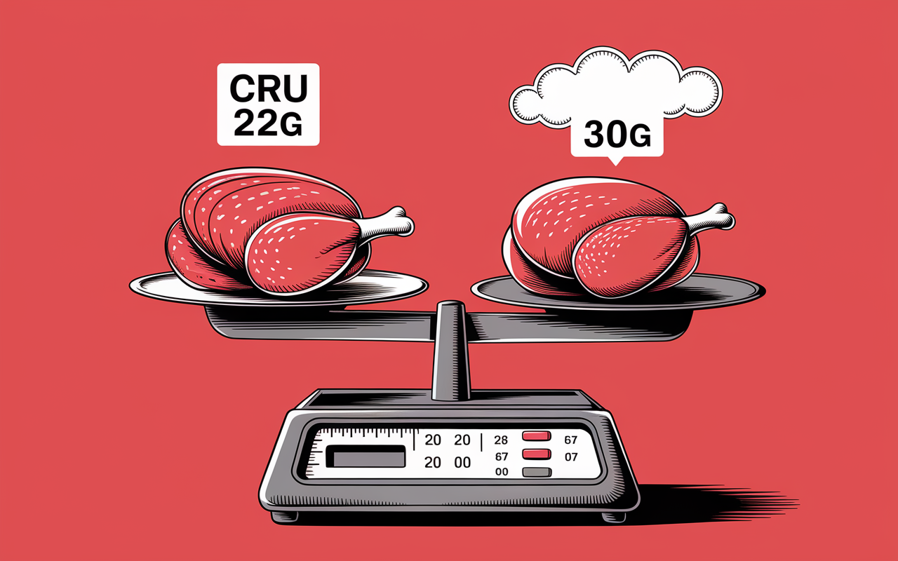 combien de proteines dans 100 g de poulet cuisson dosage